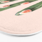 CACTUS AND ROSES Bath Mat Gallery Image 3