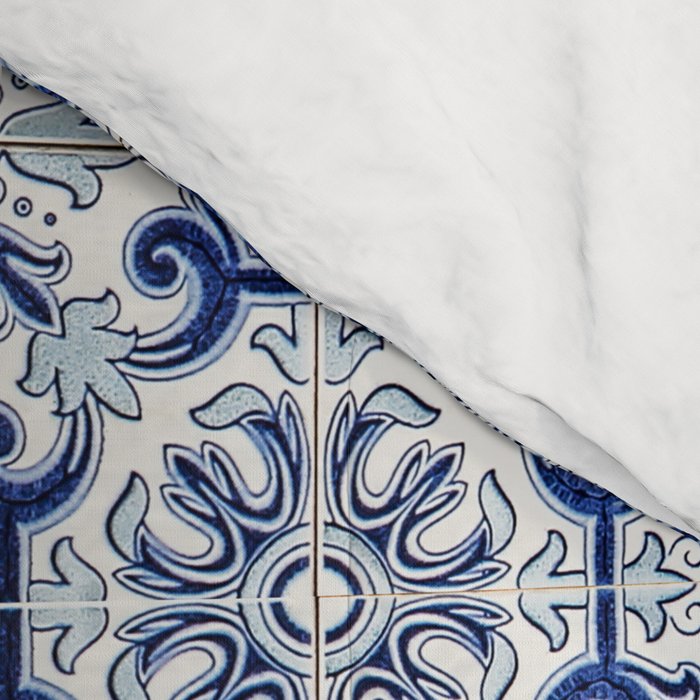Portuguese tiles pattern blue Comforter Gallery Image 4