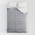 Portuguese tiles pattern blue Comforter Gallery Image 6
