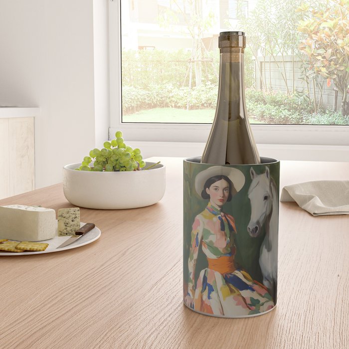 Equestrian Elegance in Color Wine Chiller Gallery Image 4