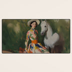 Equestrian Elegance in Color Desk Mat Gallery Image 3