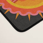 Sunshine Faces - Charcoal Desk Mat Gallery Image 4