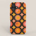 Sunshine Faces - Charcoal iPhone Case Gallery Image 1