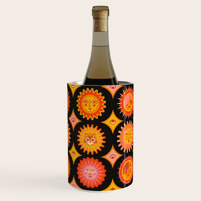 Sunshine Faces - Charcoal Wine Chiller Gallery Image 3