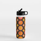 Sunshine Faces - Charcoal Water Bottle Gallery Image 1