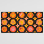 Sunshine Faces - Charcoal Desk Mat Gallery Image 3