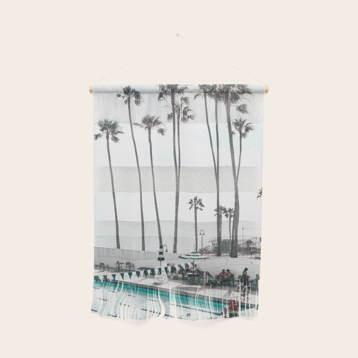 Pool and Palm Trees Wall Hanging Gallery Image 1