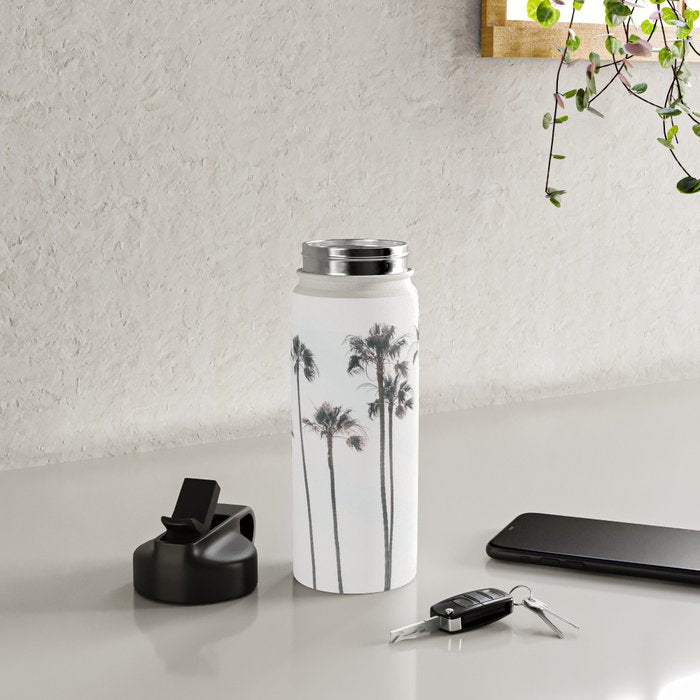 Pool and Palm Trees Water Bottle Gallery Image 4