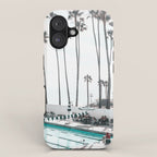 Pool and Palm Trees iPhone Case Gallery Image 1