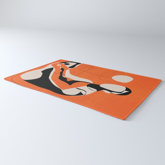 Abstract Woman Body 2  Rug Gallery Image 3