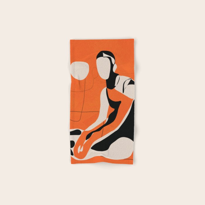 Abstract Woman Body 2  Bath Towel Gallery Image 1