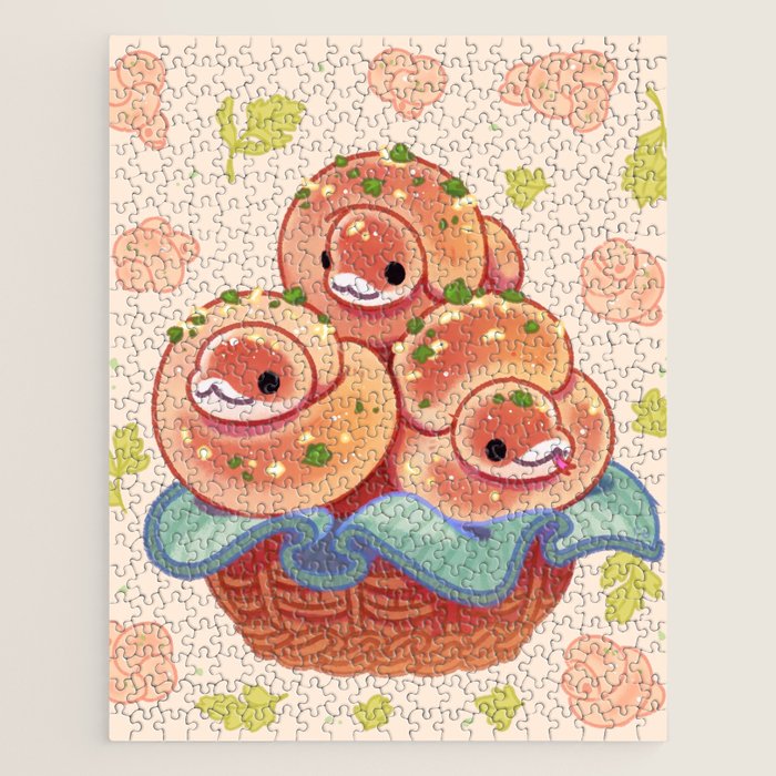 Garlic knot pythons Jigsaw Puzzle Gallery Image 1