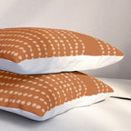 Spotted, African Pattern, in Terracotta Pillow Sham Gallery Image 3