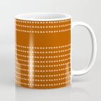 Spotted, African Pattern, in Terracotta Coffee Mug Gallery Image 1