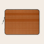 Spotted, African Pattern, in Terracotta Laptop Sleeve Gallery Image 1