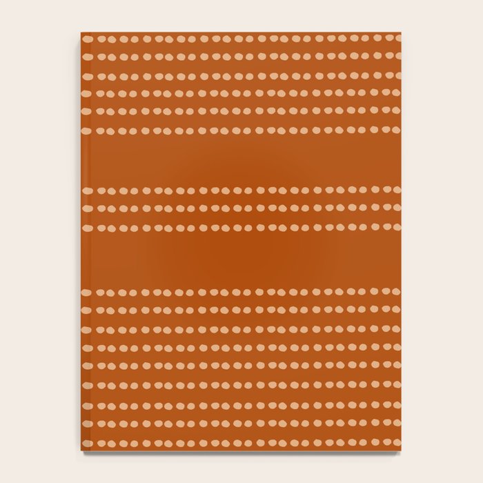 Spotted, African Pattern, in Terracotta Notebook Gallery Image 4