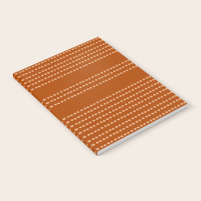Spotted, African Pattern, in Terracotta Notebook Gallery Image 1