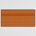 Spotted, African Pattern, in Terracotta Desk Mat Gallery Image 3