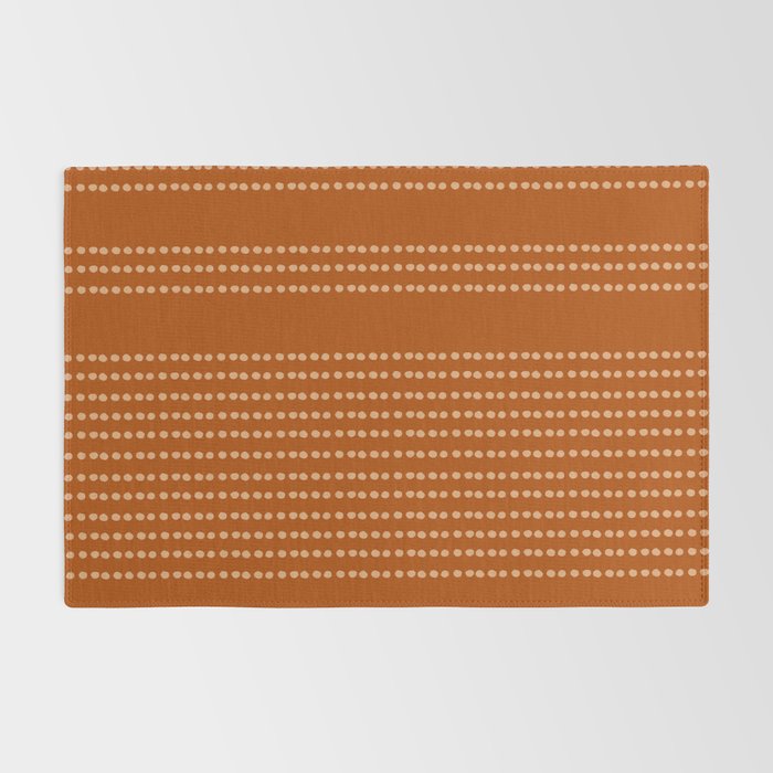 Spotted, African Pattern, in Terracotta Rug Gallery Image 2
