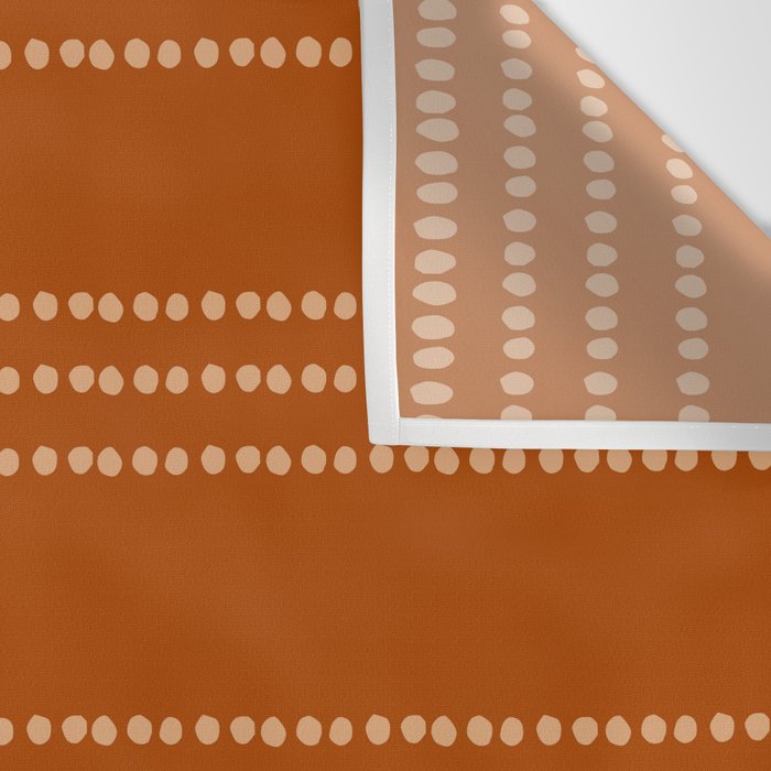 Spotted, African Pattern, in Terracotta Wall Tapestry Gallery Image 3