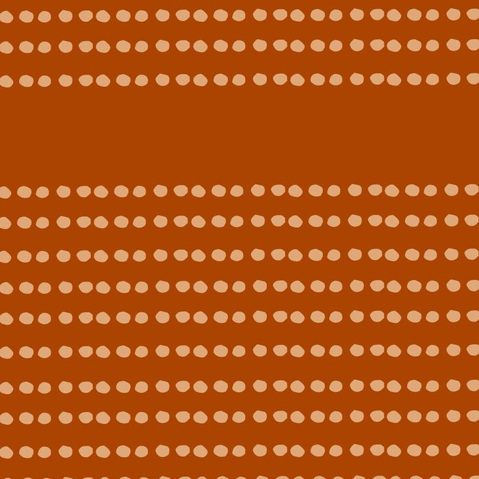 Spotted, African Pattern, in Terracotta Coffee Mug Gallery Image 2