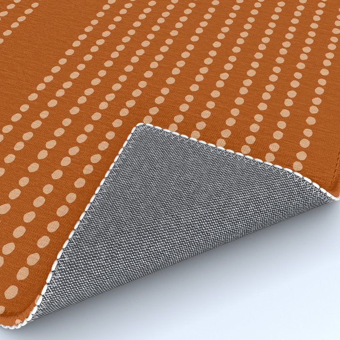 Spotted, African Pattern, in Terracotta Rug Gallery Image 4