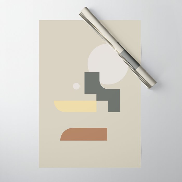 Contemporary Composition 19 Wrapping Paper Gallery Image 1