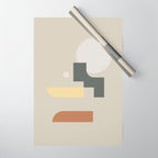 Contemporary Composition 19 Wrapping Paper Gallery Image 1