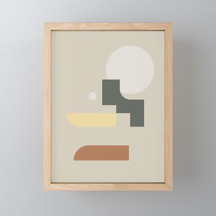 Contemporary Composition 19 Mini Art Print Gallery Image 1