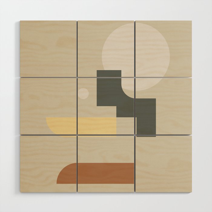 Contemporary Composition 19 Wood Wall Art Gallery Image 1