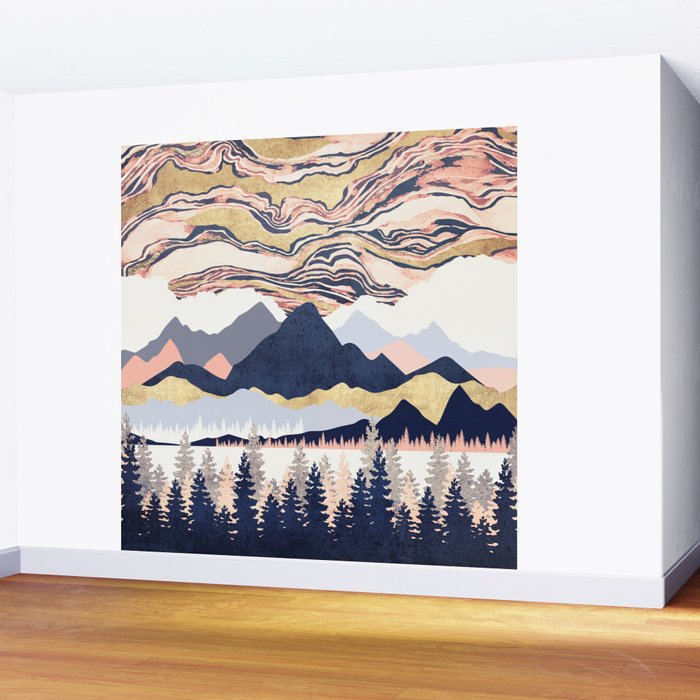 Winter's Sky Wall Mural Gallery Image 2