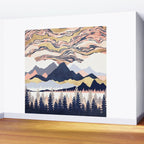 Winter's Sky Wall Mural Gallery Image 2