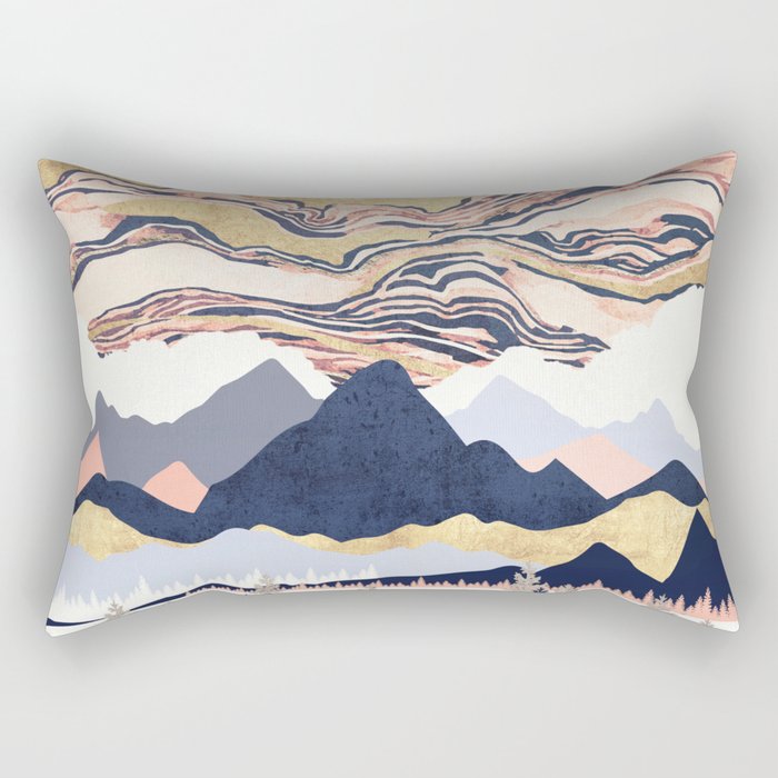 Winter's Sky Rectangular Pillow Gallery Image 1