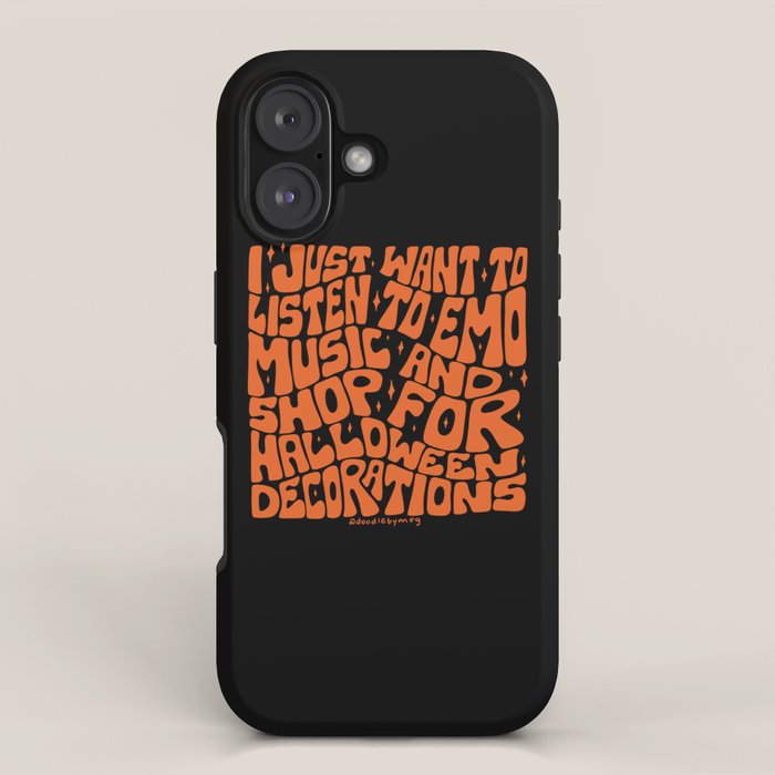 Emo Music and Halloween Decorations iPhone Case Gallery Image 1