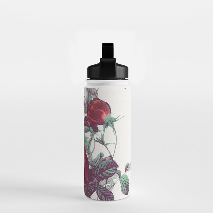 red flowers Water Bottle Gallery Image 2
