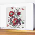 red flowers Wall Mural Gallery Image 2