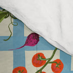 Blue Gingham Farmers Market Pattern Comforter Gallery Image 4