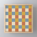Checkered Multicolor Pattern XXXI Retro Summer Mini Art Print Gallery Image 1