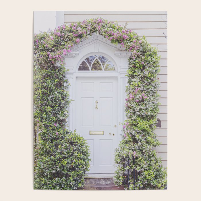Charleston South Carolina Photography x Charleston Courtyard Roses Poster Gallery Image 1