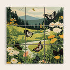 Butterfly Path Wood Wall Art Gallery Image 1