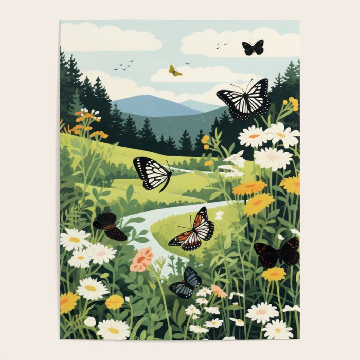 Butterfly Path Poster Gallery Image 4
