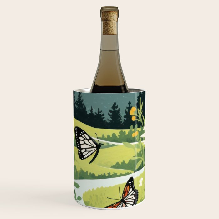 Butterfly Path Wine Chiller Gallery Image 1