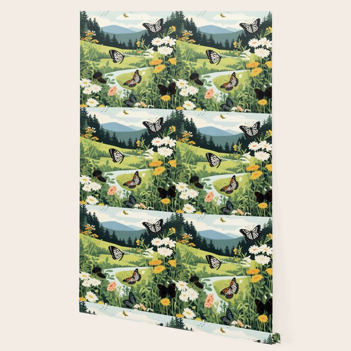 Butterfly Path Wallpaper Gallery Image 2