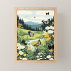 Butterfly Path Mini Art Print Gallery Image 1
