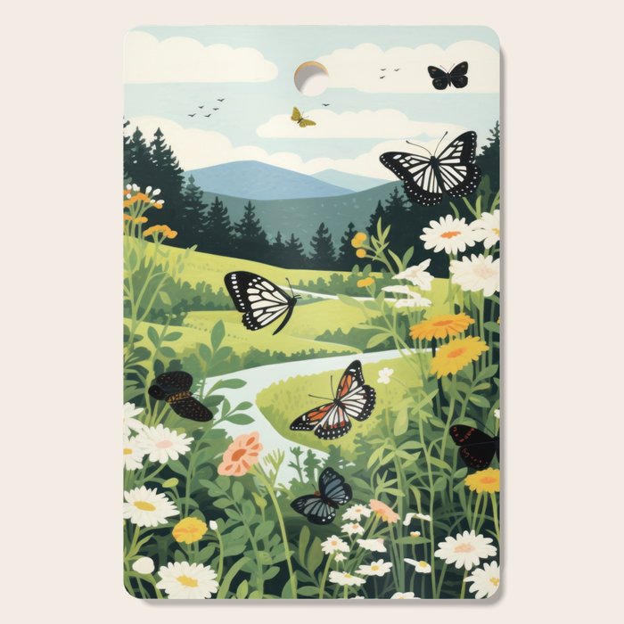 Butterfly Path Cutting Board Gallery Image 1