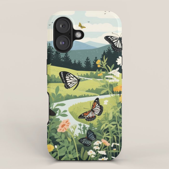 Butterfly Path iPhone Case Gallery Image 1