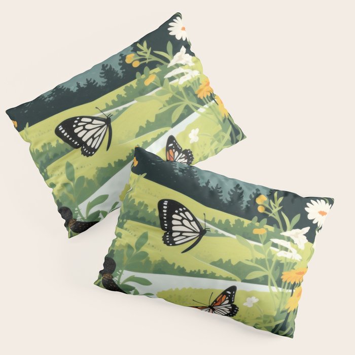Butterfly Path Pillow Sham Gallery Image 1