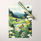 Butterfly Path Wrapping Paper Gallery Image 1