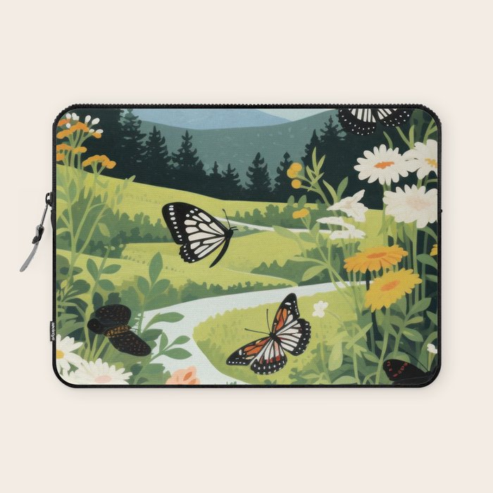 Butterfly Path Laptop Sleeve Gallery Image 1