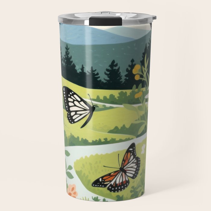 Butterfly Path Travel Mug Gallery Image 1
